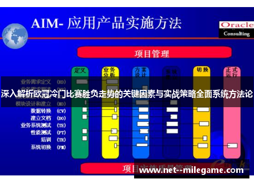 深入解析欧冠冷门比赛胜负走势的关键因素与实战策略全面系统方法论